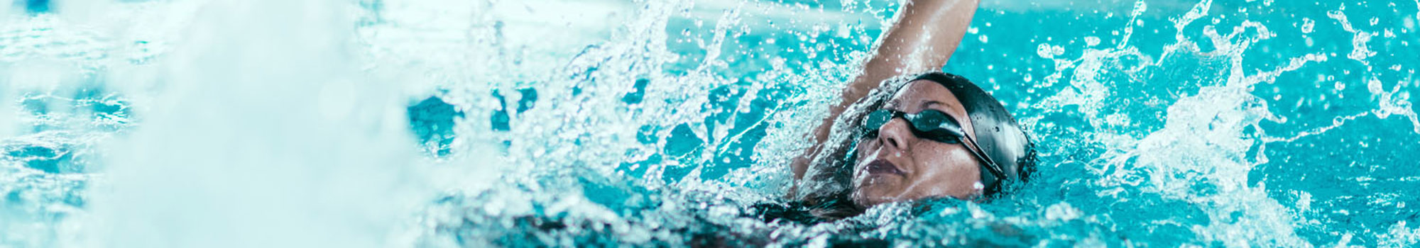 Woman Swimming Backstroke